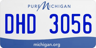 MI license plate DHD3056