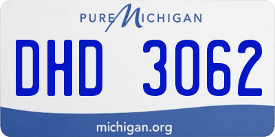 MI license plate DHD3062