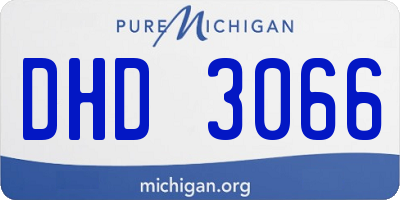 MI license plate DHD3066