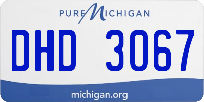 MI license plate DHD3067