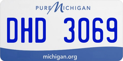 MI license plate DHD3069