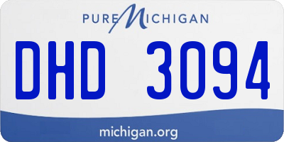 MI license plate DHD3094