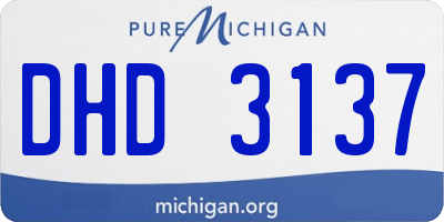 MI license plate DHD3137