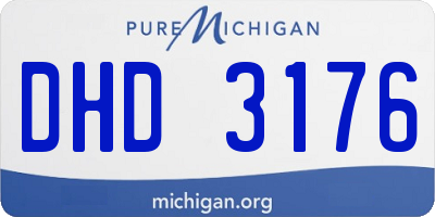 MI license plate DHD3176