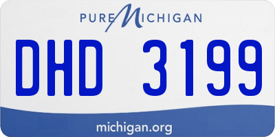 MI license plate DHD3199