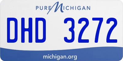 MI license plate DHD3272