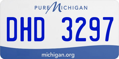 MI license plate DHD3297