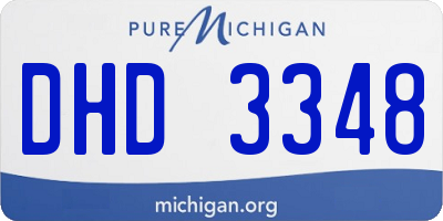 MI license plate DHD3348