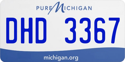 MI license plate DHD3367