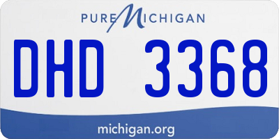 MI license plate DHD3368