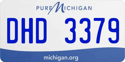 MI license plate DHD3379