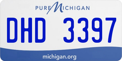 MI license plate DHD3397
