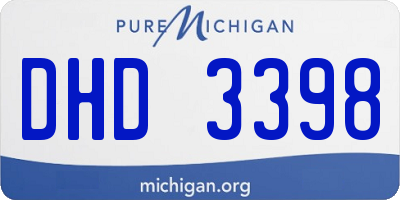 MI license plate DHD3398