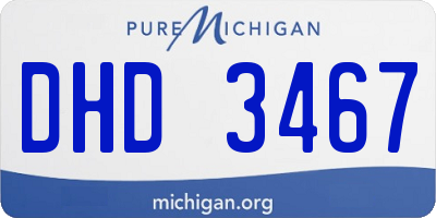 MI license plate DHD3467
