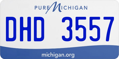 MI license plate DHD3557