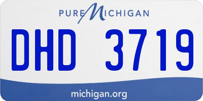 MI license plate DHD3719