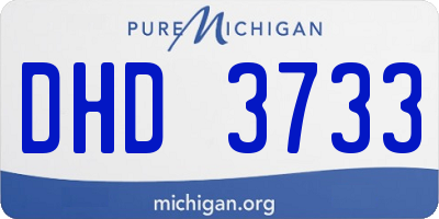 MI license plate DHD3733