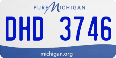 MI license plate DHD3746