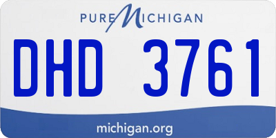 MI license plate DHD3761