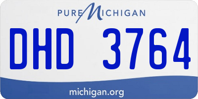 MI license plate DHD3764