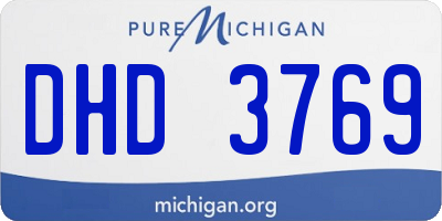 MI license plate DHD3769