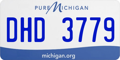 MI license plate DHD3779