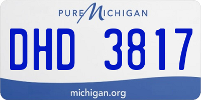 MI license plate DHD3817
