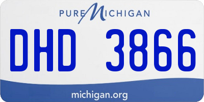 MI license plate DHD3866