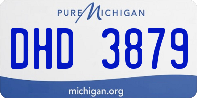 MI license plate DHD3879