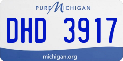 MI license plate DHD3917