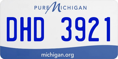 MI license plate DHD3921