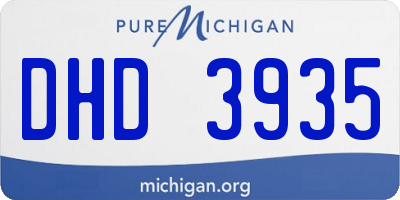 MI license plate DHD3935