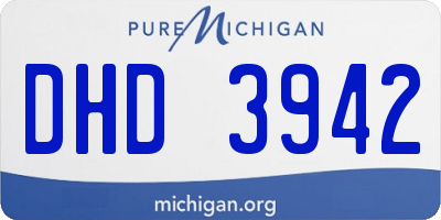 MI license plate DHD3942