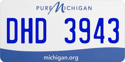 MI license plate DHD3943