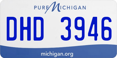 MI license plate DHD3946