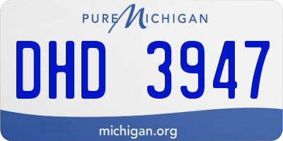 MI license plate DHD3947