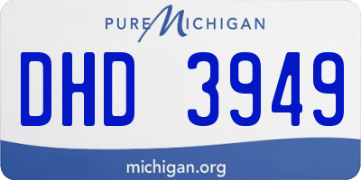 MI license plate DHD3949