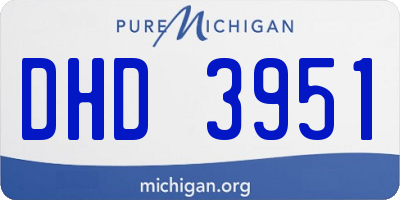 MI license plate DHD3951