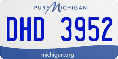 MI license plate DHD3952