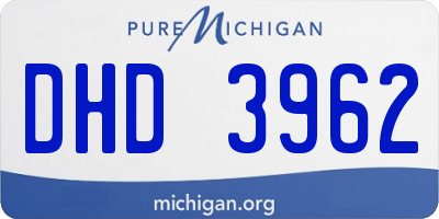 MI license plate DHD3962