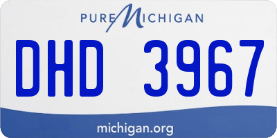 MI license plate DHD3967