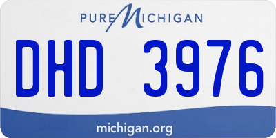 MI license plate DHD3976
