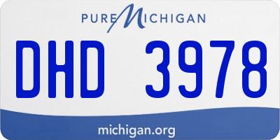 MI license plate DHD3978
