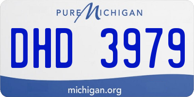 MI license plate DHD3979