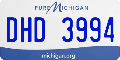 MI license plate DHD3994