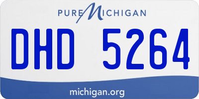 MI license plate DHD5264