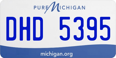 MI license plate DHD5395