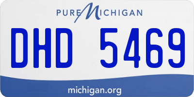 MI license plate DHD5469