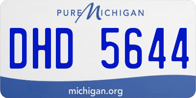 MI license plate DHD5644