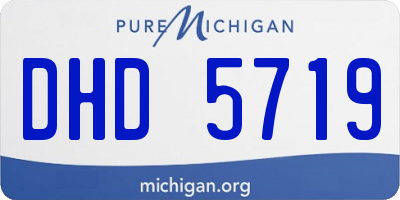 MI license plate DHD5719